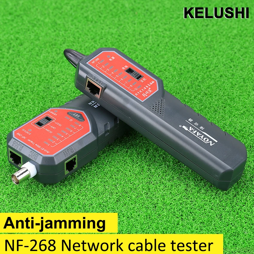 Wire Tracker NF 268 Anti jamming Network cable tester tracer errors locator RJ11 BNC RJ45 cable