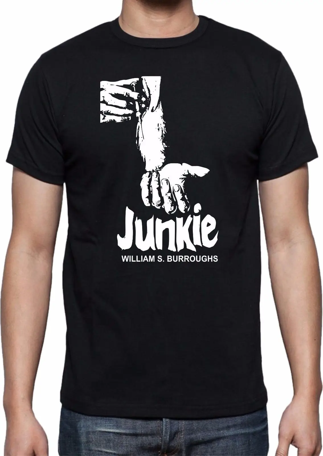 Новинка лета 2019 летняя мужская футболка William S. Burroughs 'junki'' Футболка-Буш