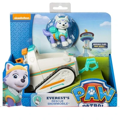 

Genuine Paw Patrol Dog Toy Car Everest Tracker Vehicle Patrulla Canina PVC Action Figures Juguetes Patrol Toy Of Children Gift