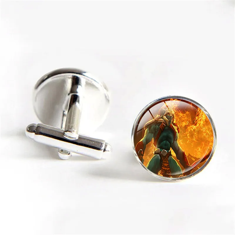 

Dota 2 Cufflinks Boyfriend Gift Queen of Pain Photo Men Shirt Cufflinks Video Game Jewelry Fathers Day Gifts Custom Cufflinks