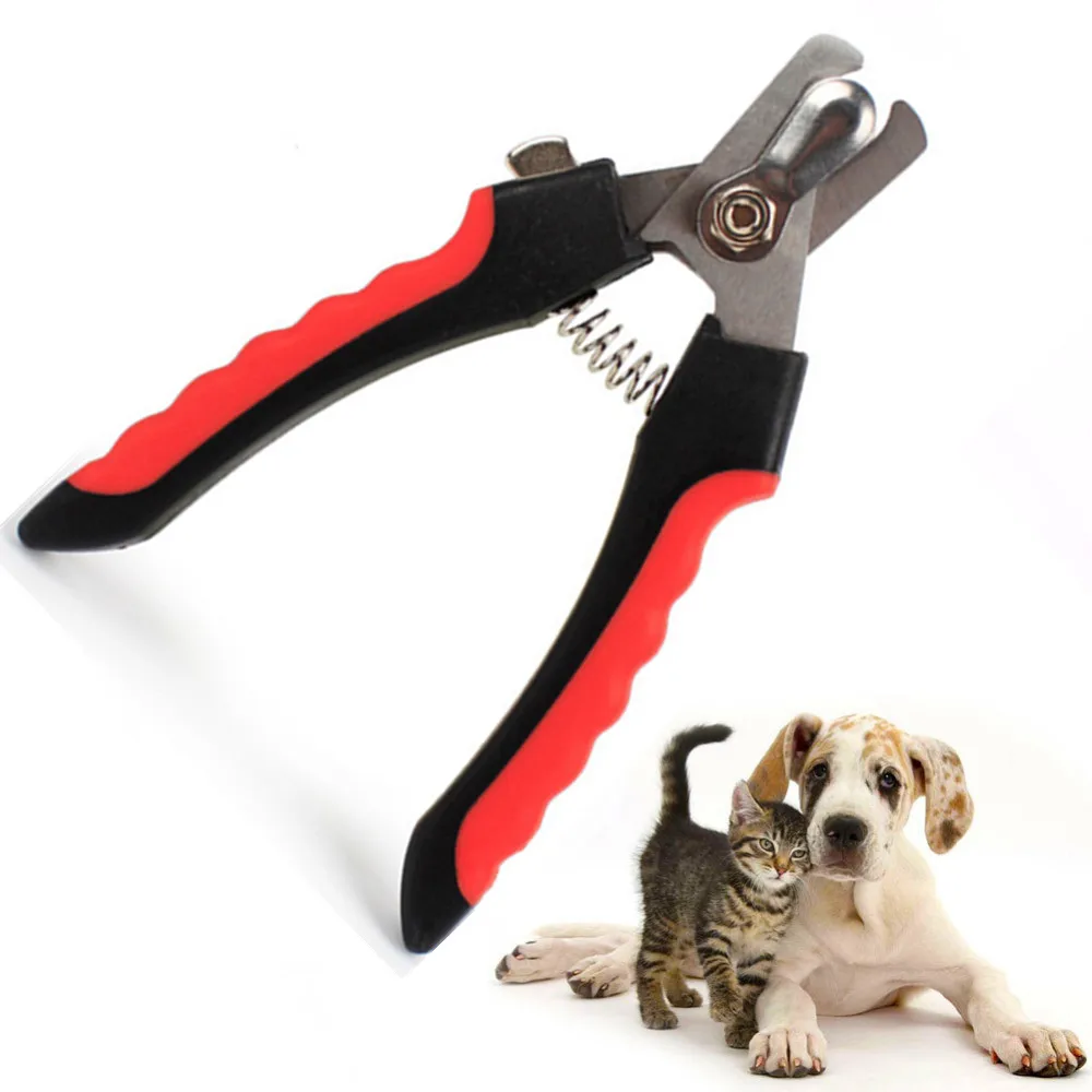 Собака Nail Clipper кошка щенок Pet Уход за лошадьми Ножницы Профессиональные Нержавеющая сталь животного ножницы для ногтей кусачки для ногтей