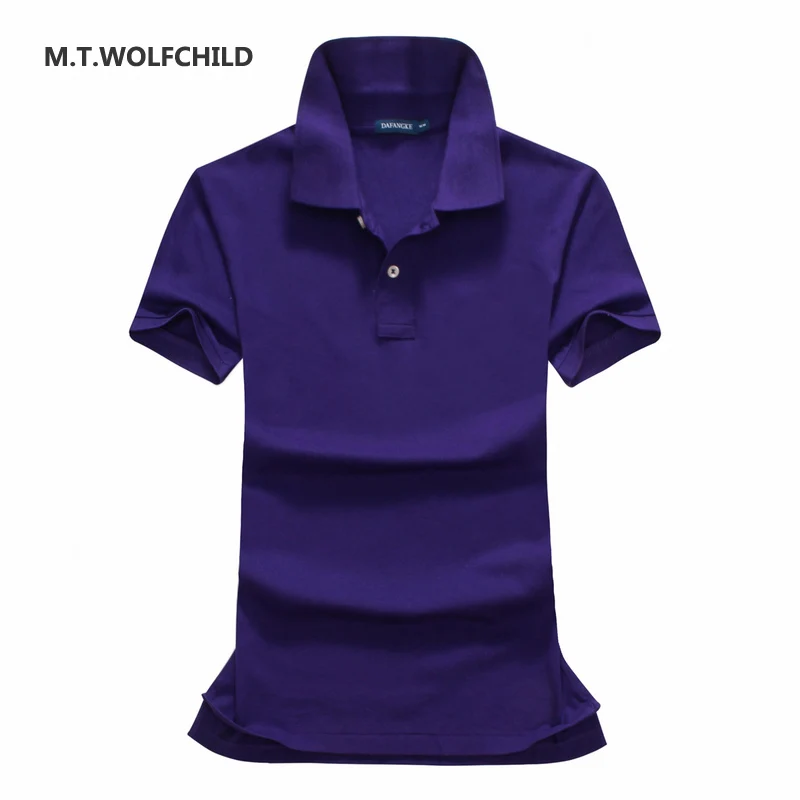 

2019 New summer 100% cotton womens polos shirts casual short sleeve polos shirts Solid color ladies lapel tees fashion slim tops