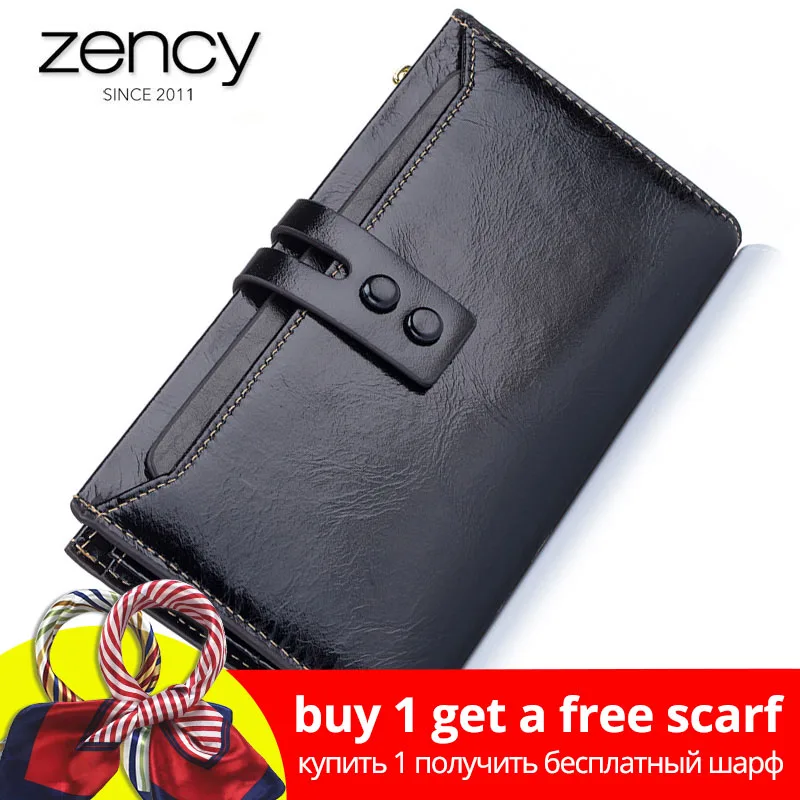 

2019 New Arrival Oil Wax Leather Men Bag Fashion Casual Wallet For Male&Female High Quality&Multifunction Purse 27 Card Holder