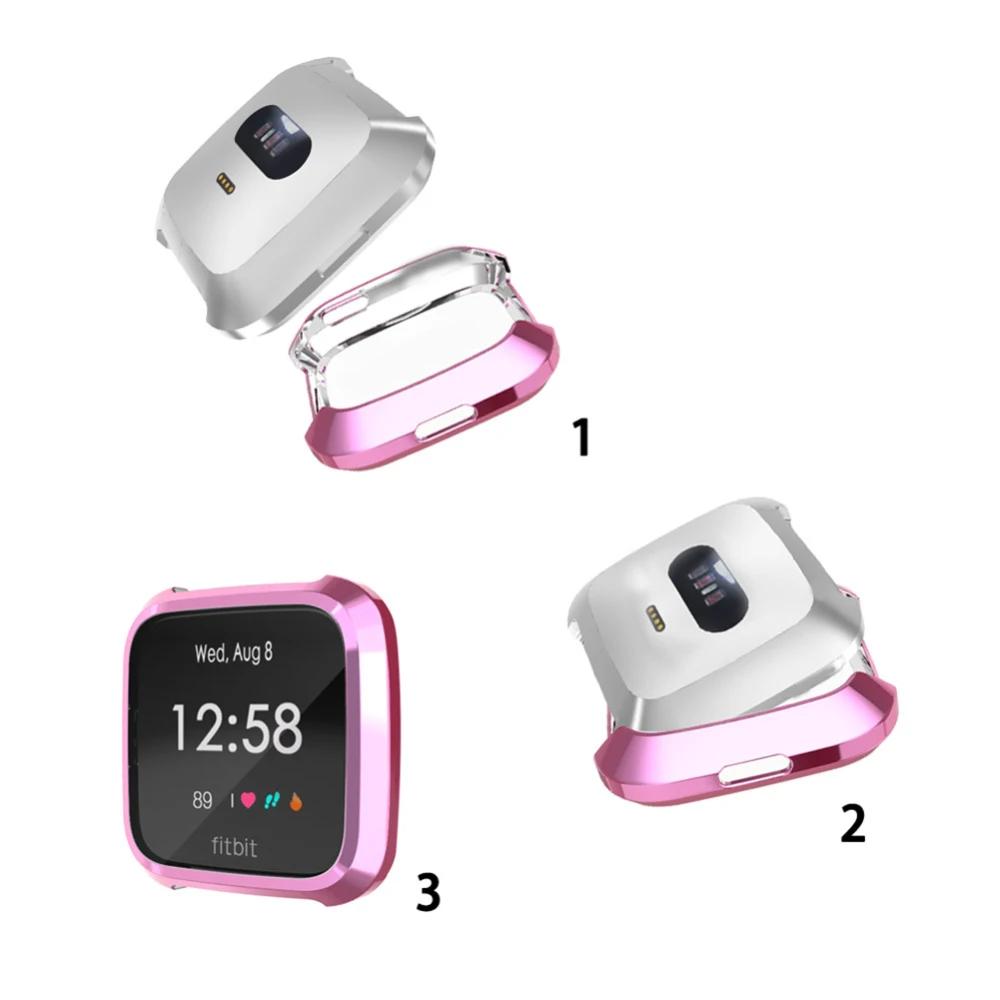 Watch Screen Protector Silicone Protective Case Cover for F itbit Versa Lite | Электроника