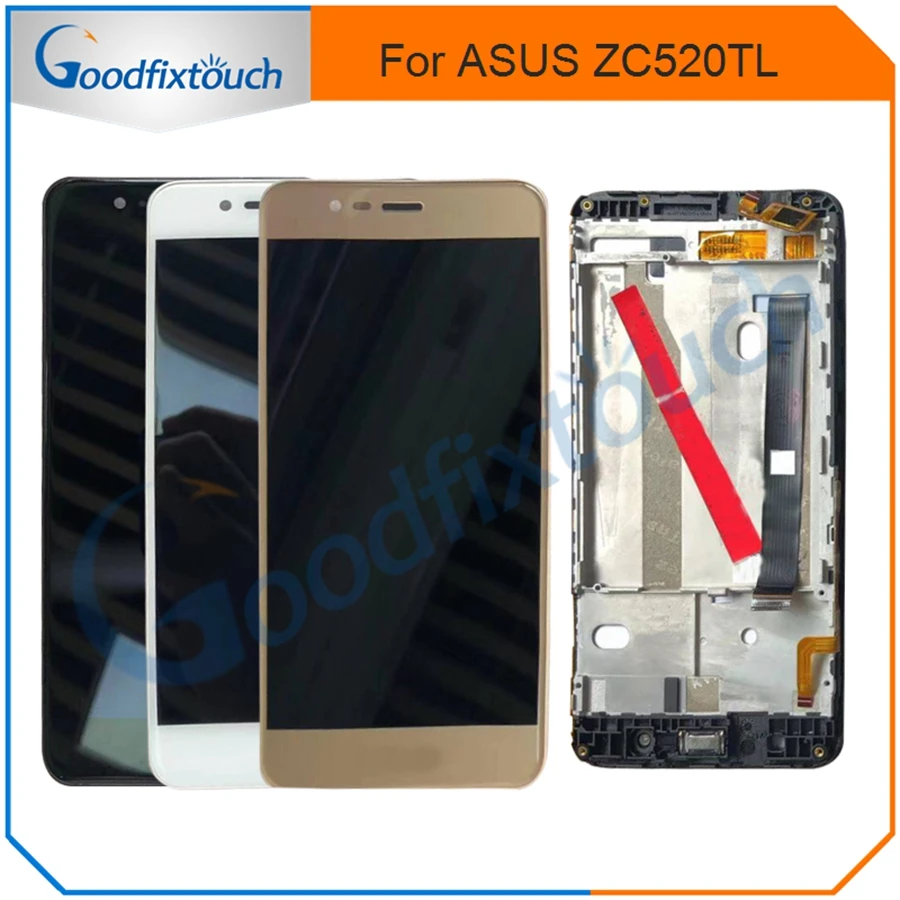 

For Asus Zenfone 3 Max ZC520TL LCD Display Touch Screen Digitizer Assembly With Frame Replacement 5.2"For ASUS ZC520TL X008D LCD
