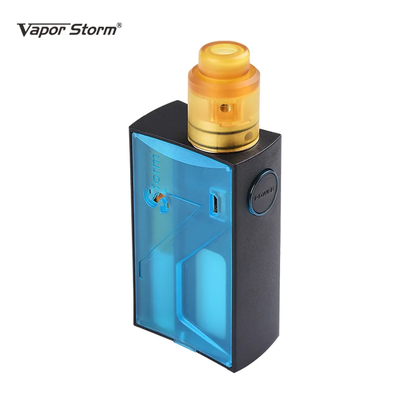 E-Cigarettes Vapor Storm Raptor Squonk BF Box Mod Pulse BF Vape 5mL Bottom Feeding Bottle Supports 18650 20700 Battery 01