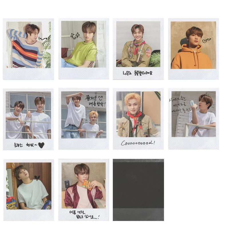 

KPOP NCT DREAM 2019 SUMMER Album Photo Card Hip Hop Self Made Paper Cards Autograph Photocard XK622