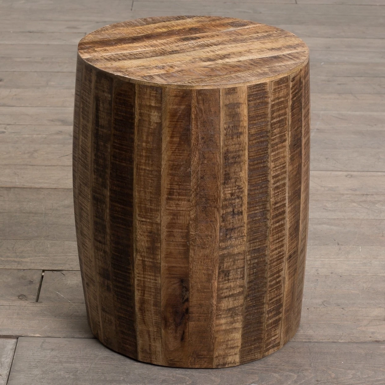Weathered Reclaimed Wood Tanki Table - Dark