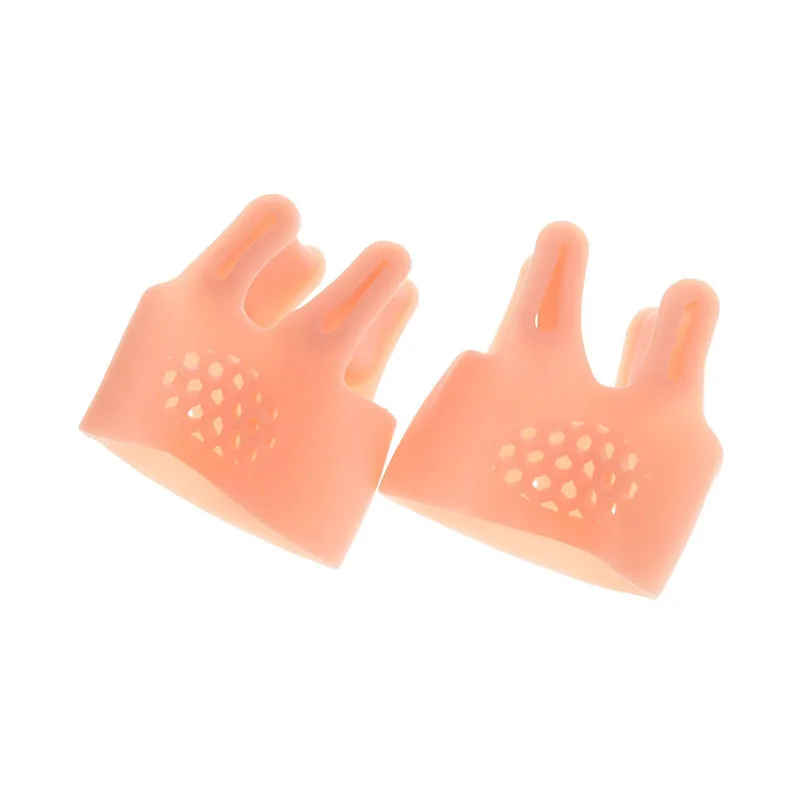 1pair=2pcs Hallux valgus Orthotics,Silicone Toes Separator The big Toe Bunion Corrector,Foot Daily Use Care Tool Orthopedic pad