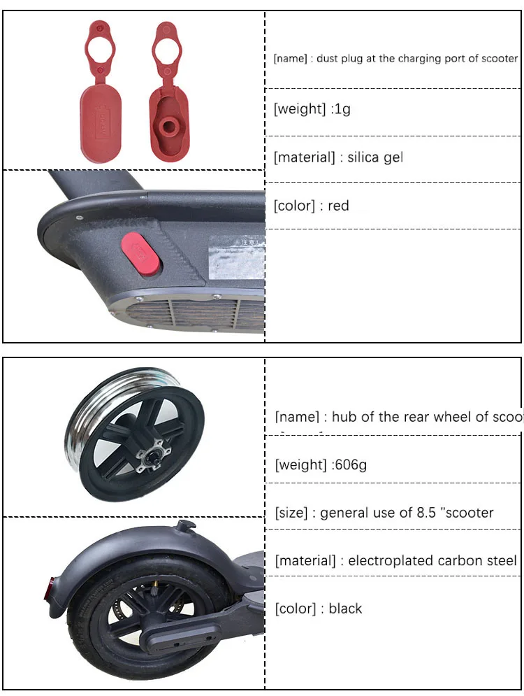 Xiaomi Mijia M365 электрический скутер запасные части Xiaomi kickscooter запасные части