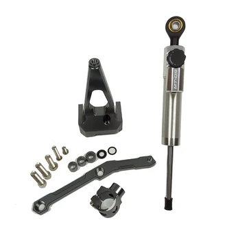 

FZ09 MT09 Steering Damper Mounting Bracket Kit Stabilizer Reversed Safety Control For Yamaha MT-09 2013 2014 2015 2016 2017