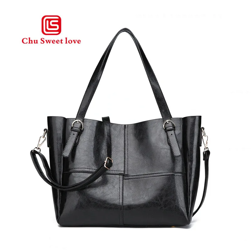 

High quality casual handbag PU leather ladies handbag high capacity shoulder bag diagonal package