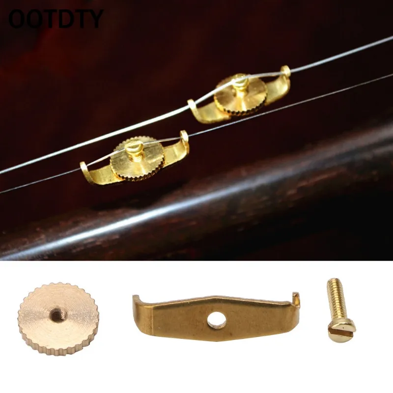 

OOTDTY Premium Copper Adjustable Part For ERHU Musical Instruments Accessories