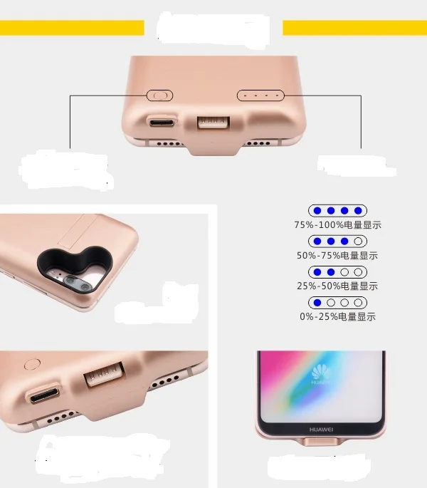 6500 мА/ч аккумулятор cas для huawei p20 pro внешний смарт-чехол для зарядного устройства, чехол, внешний аккумулятор для huawei p20 pro, чехол для зарядного устройства