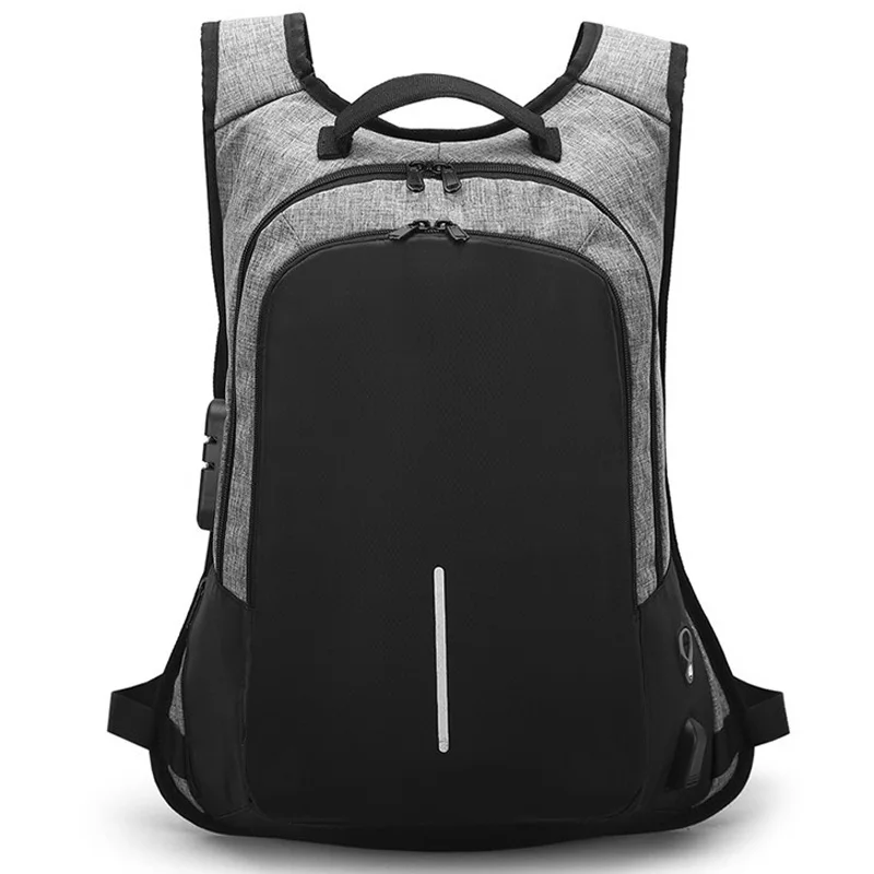 Anti robo hombres de Mochila USB carga ordenador portátil Mochila impermeable de moda de hombre de negocios mochilas para bolsas de la escuela Mochila Anti robo hombres de Mochila USB carga ordenador portátil Mochila impermeable de moda de hombre de negocios mochilas para bolsas de la escuela Mochila