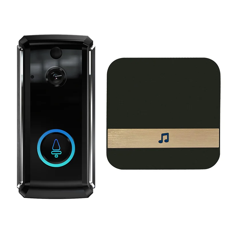 

Visual Doorbell Smart Wifi Intercom Doorbell Low Power Monitoring Doorbell With Receiver Smart Voice Intercom Wireless Doorbel
