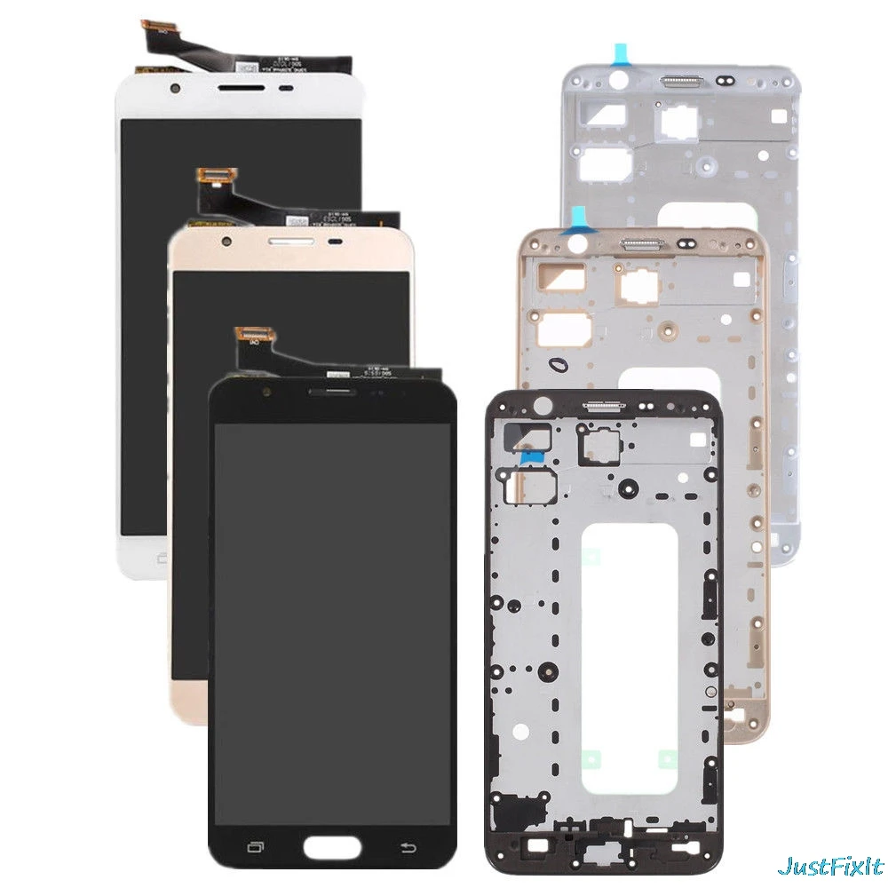 Для SAMSUNG Galaxy J7 Prime дисплей G610 G610F сенсорный экран дигитайзер замена 5 ''ips HD