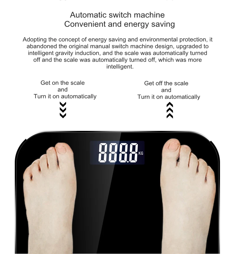 Ванная напольная шкала смарт-стеклянные весы электронный ЖК-дисплей цифровые весы Вес весы тела Жир мониторы бытовой здоровье