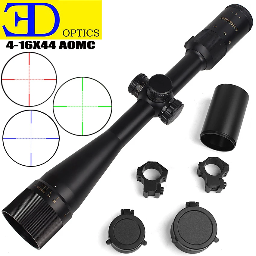 Ключ 4 16x44AOMC Высокое качество классические оптические прицелы для Chasse цель