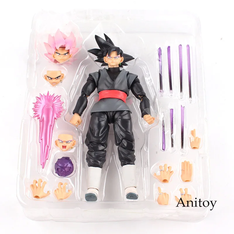 S.H.Figuarts SHF Dragonball Z Goku Gokou Black Super Saiyan Action Figures Toy