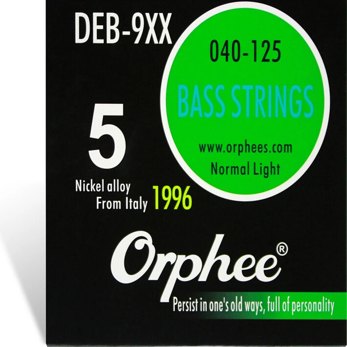 Гитарные аксессуары Orphee ДЕБ-9xx высокого БАСОВЫХ струн сплав никель-струнный бас струны нормальный свет 5 шт./компл.