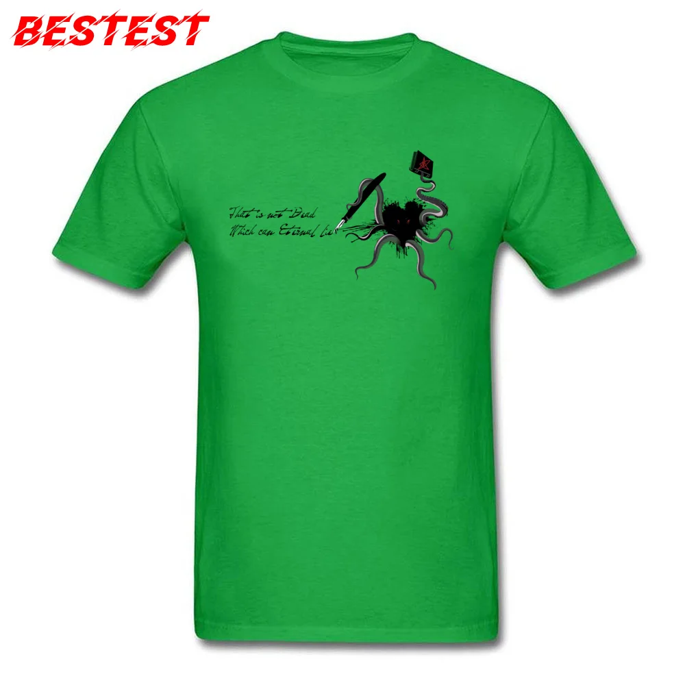 New Coming Men Tops T Shirt Immortal Lovecraft Normal Tshirts 100% Cotton Short Sleeve Design Tops Shirt Round Collar Immortal Lovecraft green