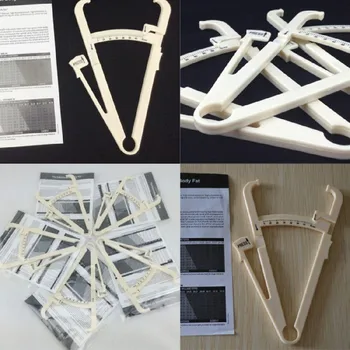 

1 Pcs Hot Fitness Clip Fat Measurement Tool Personal Body Fat Loss Tester Calculator Caliper Chart Skinfold Test Instrument