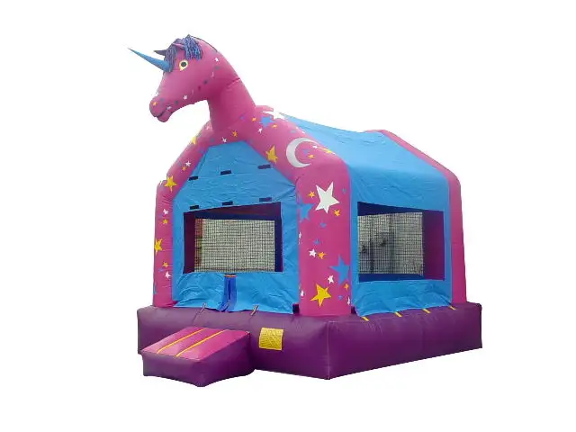

inflatable unicorn bouncy house castle
