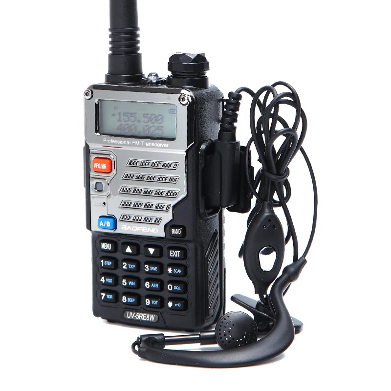 BaoFeng UV 5RE 8 Вт рация 10 км двухдиапазонный 5R Ham двухсторонний радио VOX фонарик Ручной