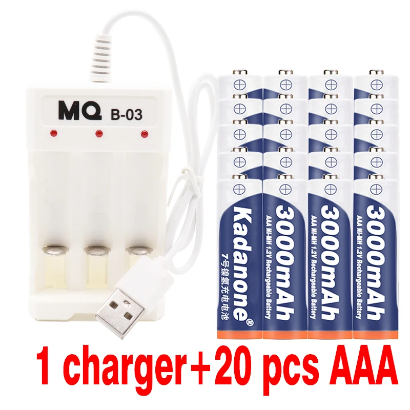 2019 Лот Новый бренд AAA батарея 3000 mah 1 2 v Ni MH аккумуляторная для дистанционного
