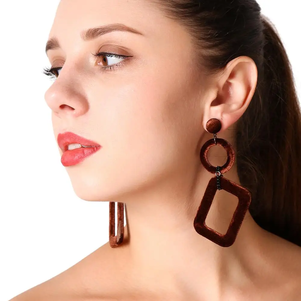 

Earrings Fashion Hollow Earrings For Women Tendy Geometric Retro Simple Large Exaggeration Simple Luxury Woman's Jewelry Gifts