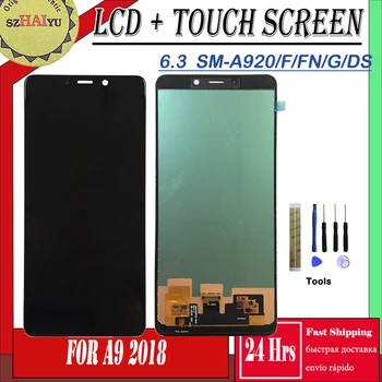 

SZHAIYU 6.3 TFT LCD Display For Samsung Galaxy A9 2018 A9s A9 Star Pro SM-A920F/DS LCD Screen Digitizer Assembly Touch Tools