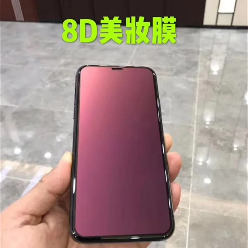 

For iPhone X XS MAX XR Luxury Makeup Mirror Tempered Glass For iPhone X XR XS MAX Mirror Screen Protector Glass Film