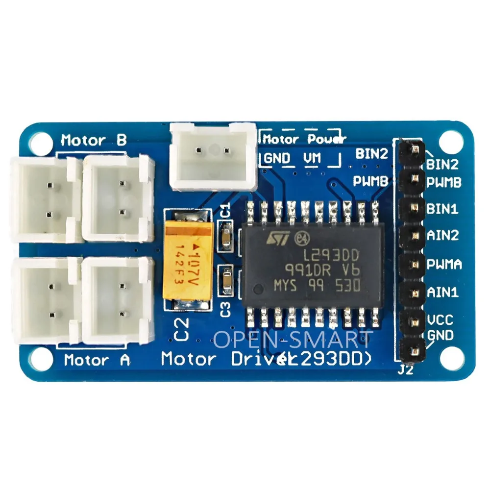 

600mA L293DD Dual Motor Driver Module Full-bridge Driver for Arduino