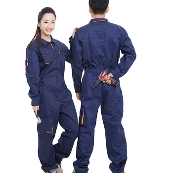 Long Sleeve Coveralls Casual Labor Overalls Plus Size 4xl 5xl Men Women Work Clothing Uniforms Workwear Working Suit For Hushand