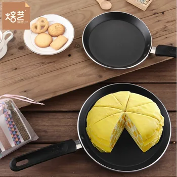 

1 Piece Frying Egg Pans Flat Frying Pan Pancake Crumpet Fry Pan Flat Bottom Pot