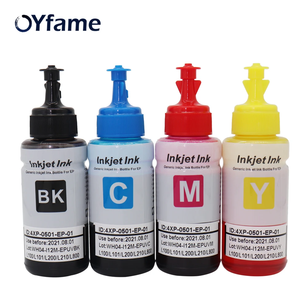 OYfame универсальный краситель чернила снпч заправка картриджа краска чернила для Canon для hp для Epson все виды чернил принтера
