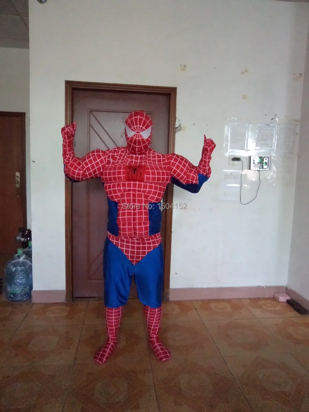 

Free shipping Brand New spiderman Mascot costume Fancy Dress Adult size Halloween