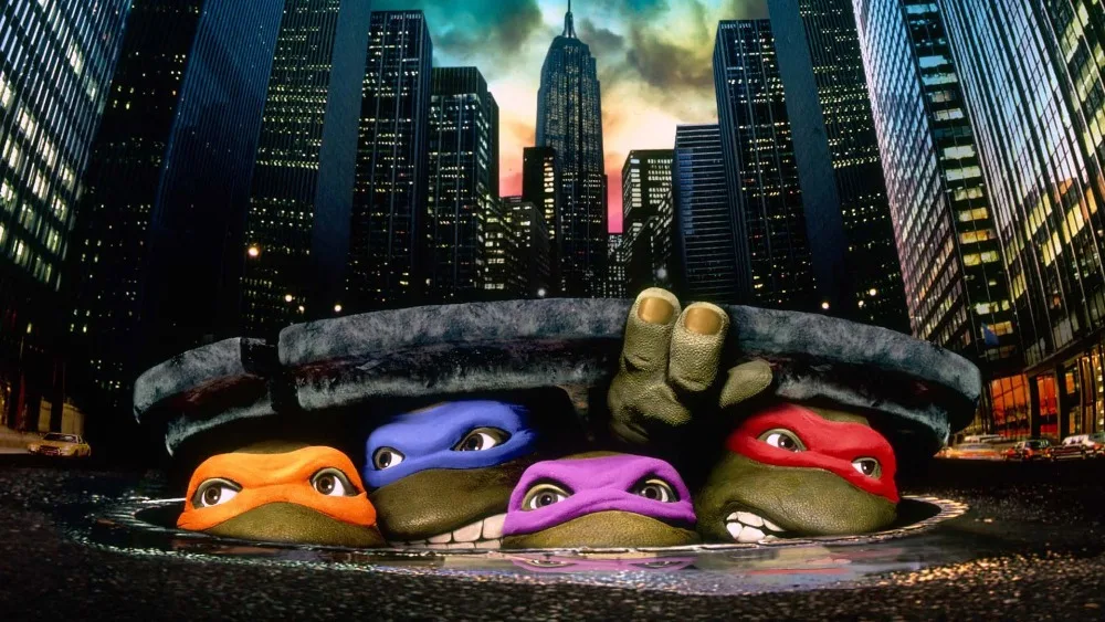 Ninja-Turtles-Sewer-Lid-Cityscape-cartoo