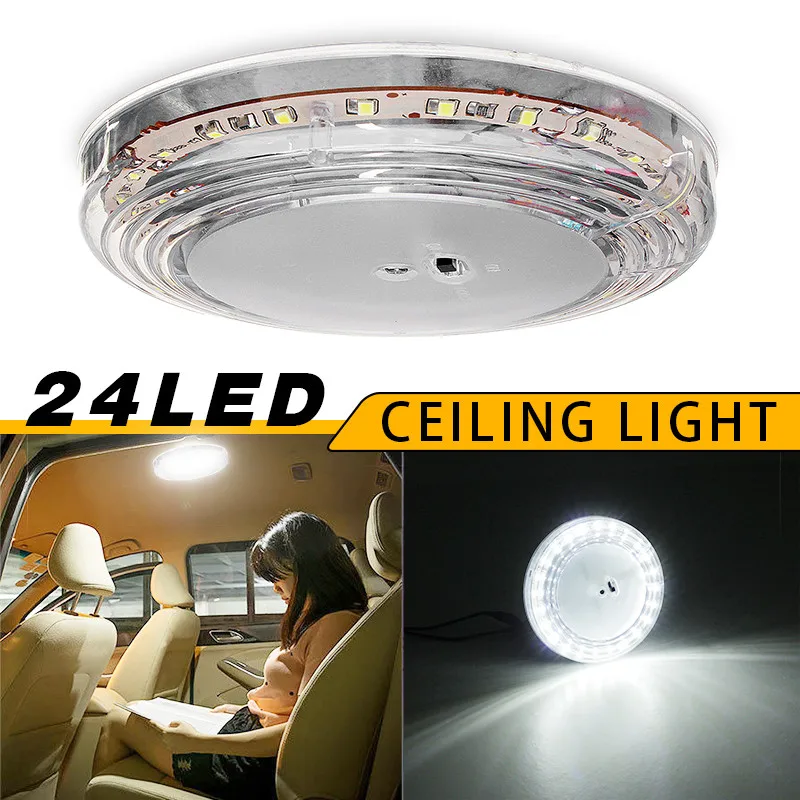 1Pcs 12V LED Auto Interior Dome Light White LED Ceiling spot light