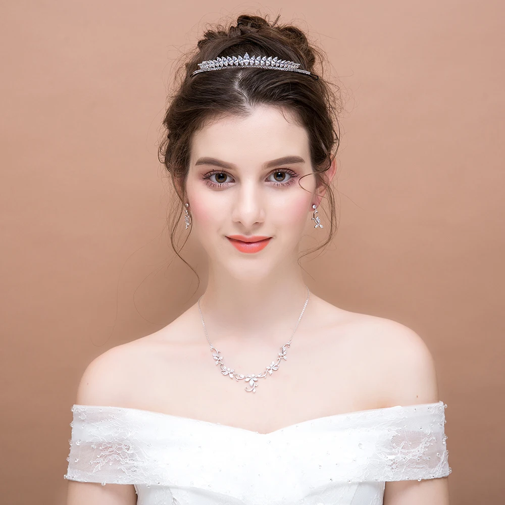 flower wedding jewelry sets
