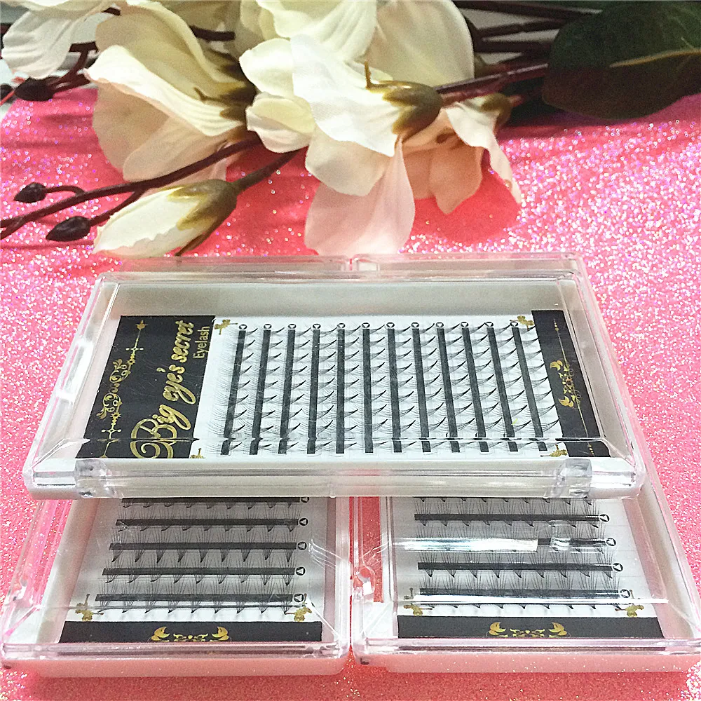 

Russian volume silk eyelash extension volume fan pre made flare eyelash extension 7D lashes wanderful Material