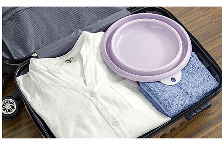 Складное пластиковое ведро для раковины для путешествий icnic, портативная миска для воды, кухонная баскетбольная ванна для дома
