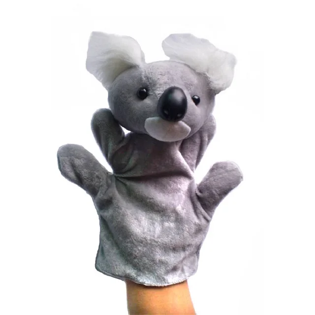 Animal Finger Puppet Plush Toy Child Baby Favor Dolls Tell Story Props Cute Cartoon Animal Fingerdoll Kids  Soothing Baby Toy 2