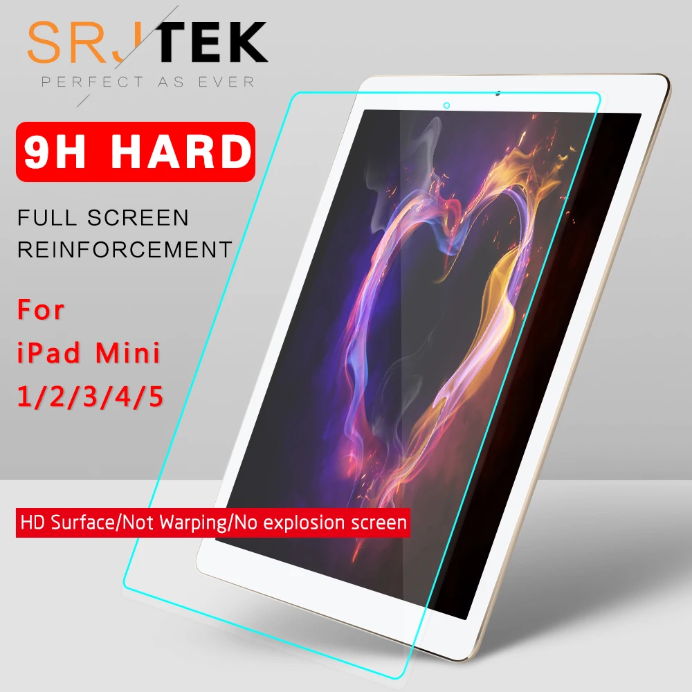 Закаленное стекло 7 9 дюйма для iPad Mini 1 2 3 4 Защитное 5 2019 Защитная пленка планшета HD