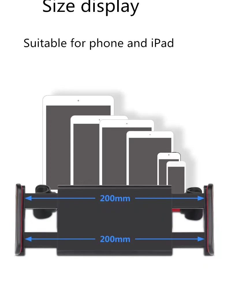 Универсальный автомобильный держатель для планшета для iPad 2/3/4 Mini Air 1 2 3 4 Pro, держатель на заднее сиденье, подставка, аксессуары для планшета в автомобиле