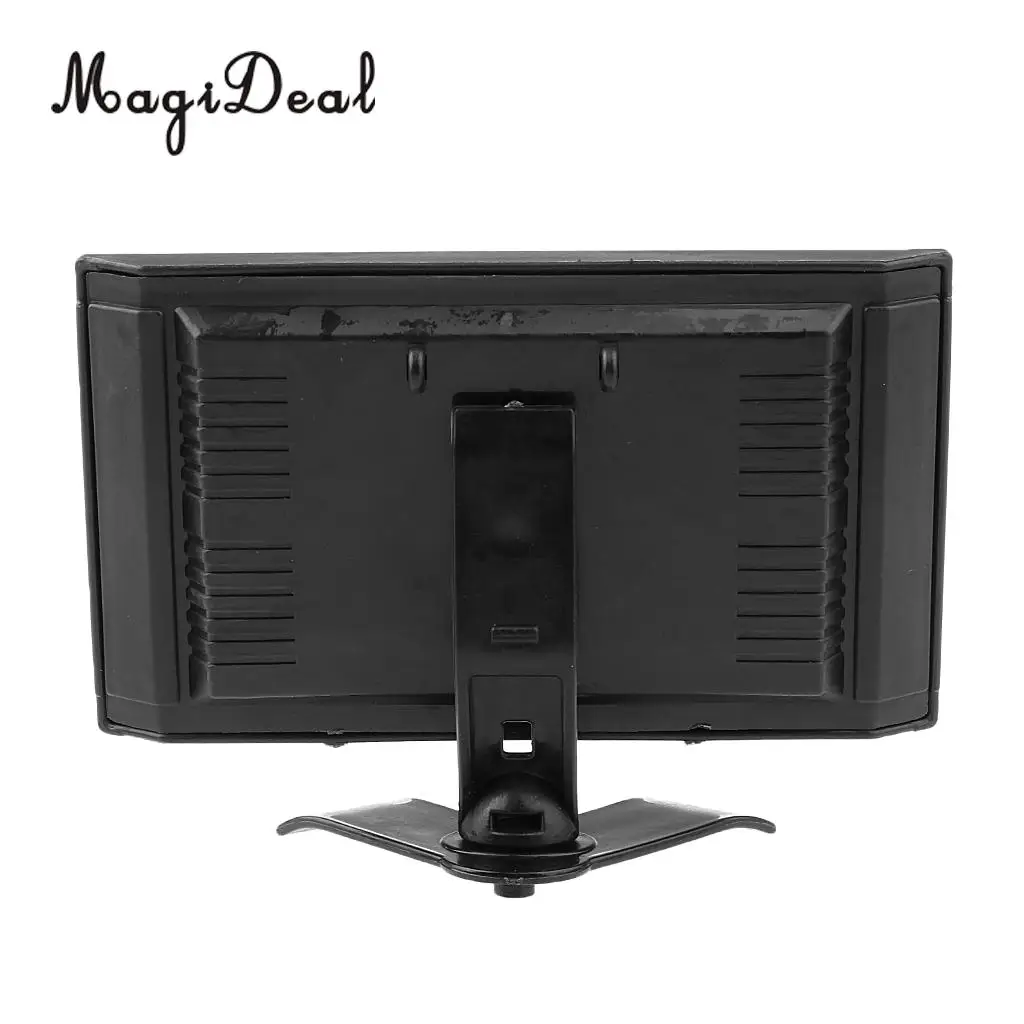 Dollhouse Stylish Entertainment Family Room LCD TV 3 3/8 Inch for Dolls House Simulation Appliances Furniture Decor Acc