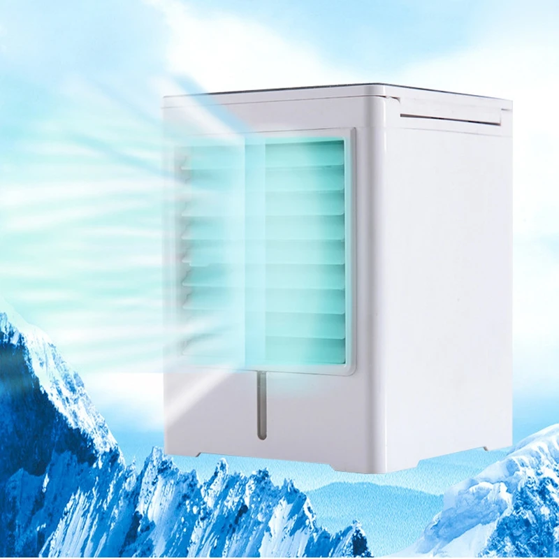

Usb Mini Portable Air Conditioner Humidifier Purifier Desktop Air Cooling Fan Air Cooler Fan For Office Home