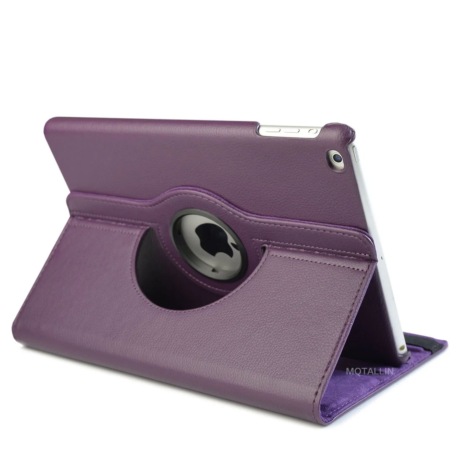 Горячая, крокодиловый узор/виноград шаблон PU кожа 360 Вращающийся чехол для Apple iPad Air/Air 2, для нового iPad 9,7 9,7" - Цвет: Purple-LZW-568