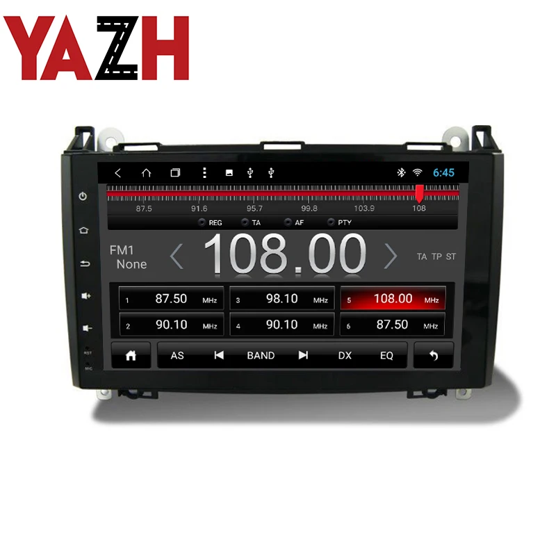 Clearance YAZH 2 din head unit for Mercedes B200 W169 W245 with android 9.0 car stereo with fm transmitter radio support Rear View Camera 3